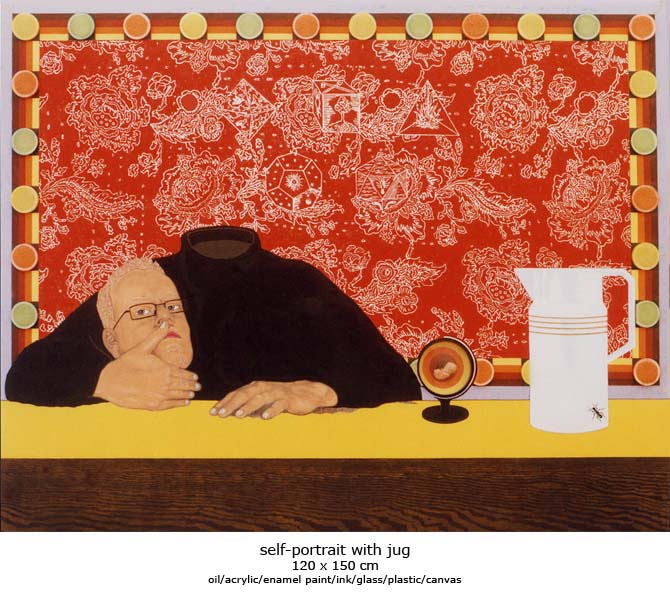 self portrait with jug